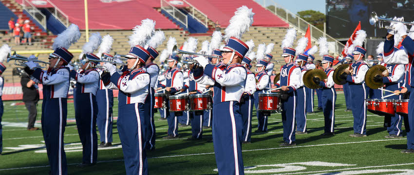 Jaguar Marching Band in Performance