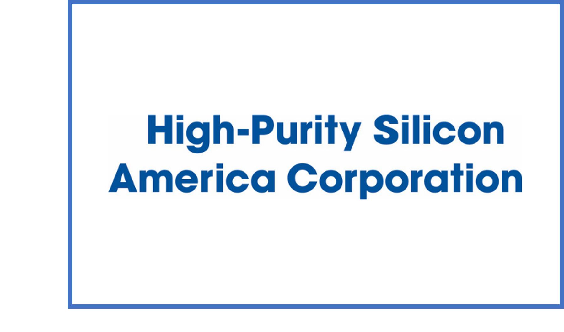 High-Purity Silicon America Corporation