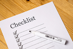 Checklist