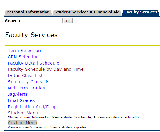 Faculty Services