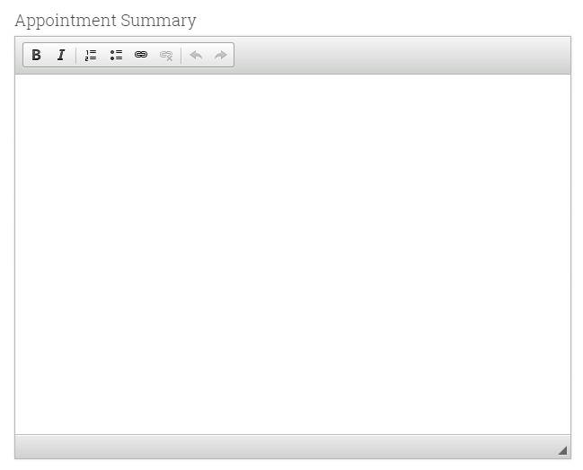 Appointment Summary