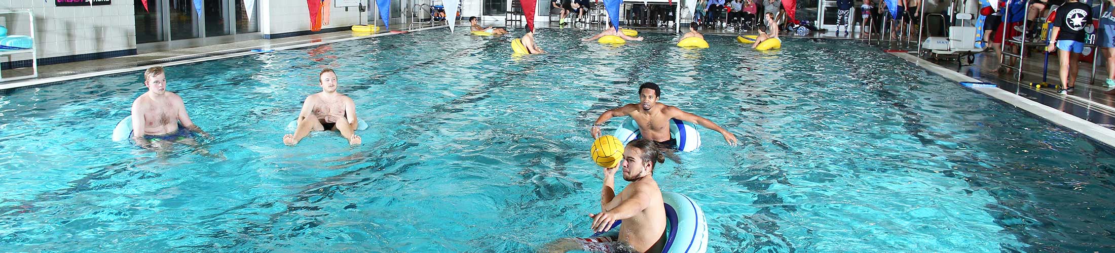 Students Playing Water Polo