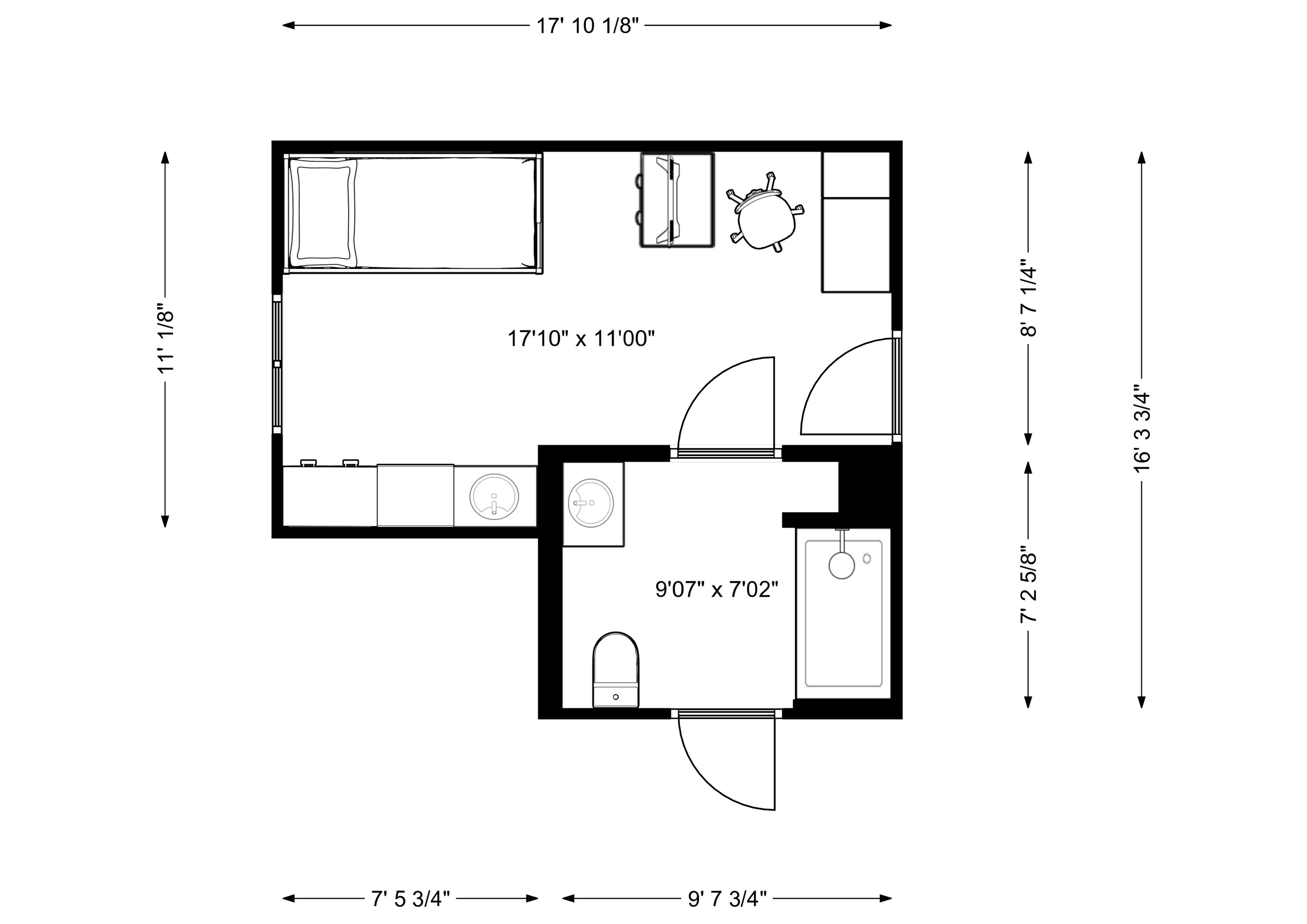 Stokes ADA floor plan